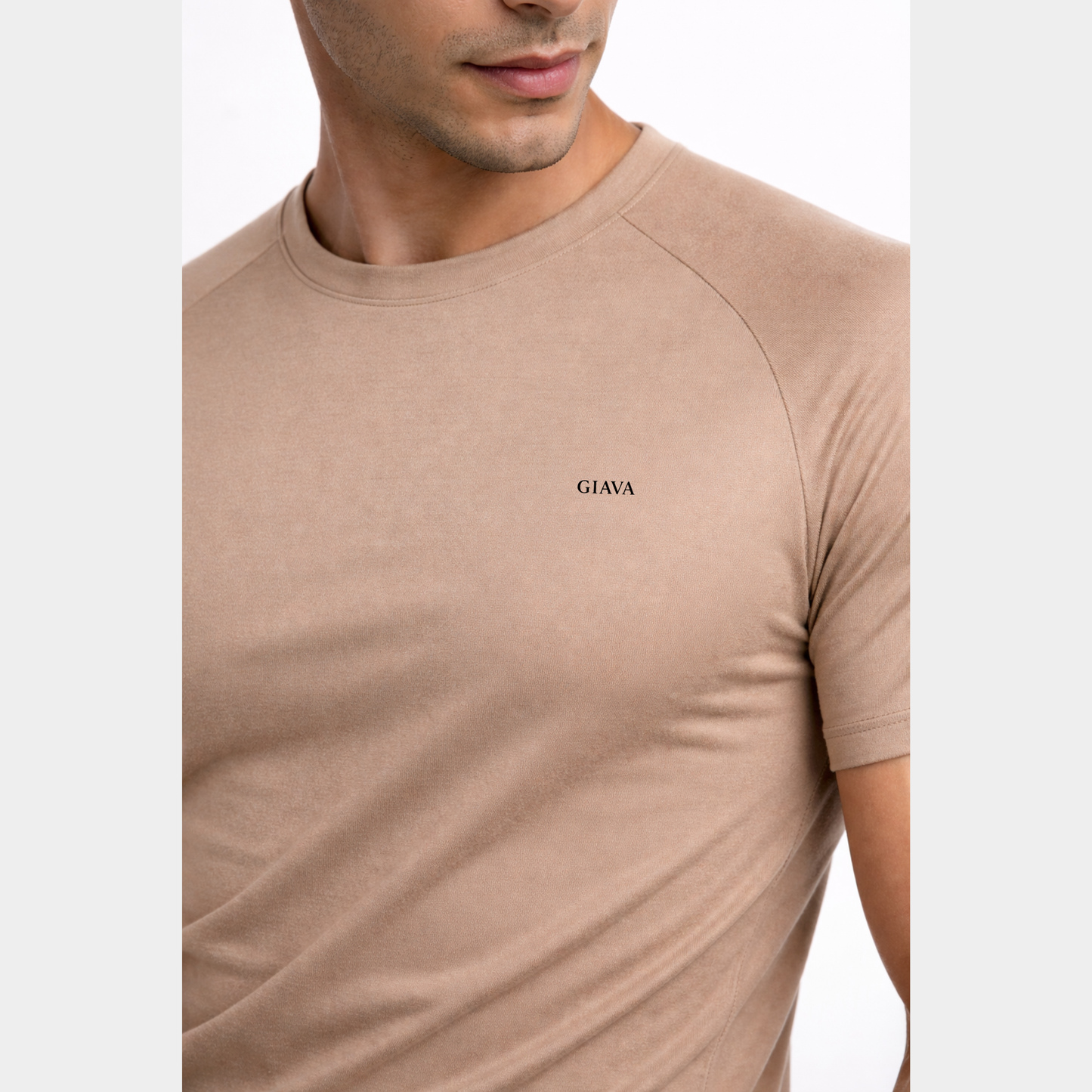 Classic Sand Crew Neck T-shirt
