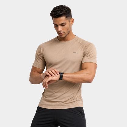 Classic Sand Crew Neck T-shirt
