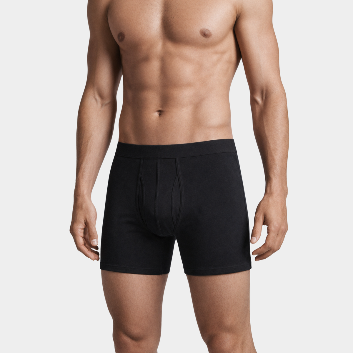 Breathable Bamboo Black Boxers 3 Pack