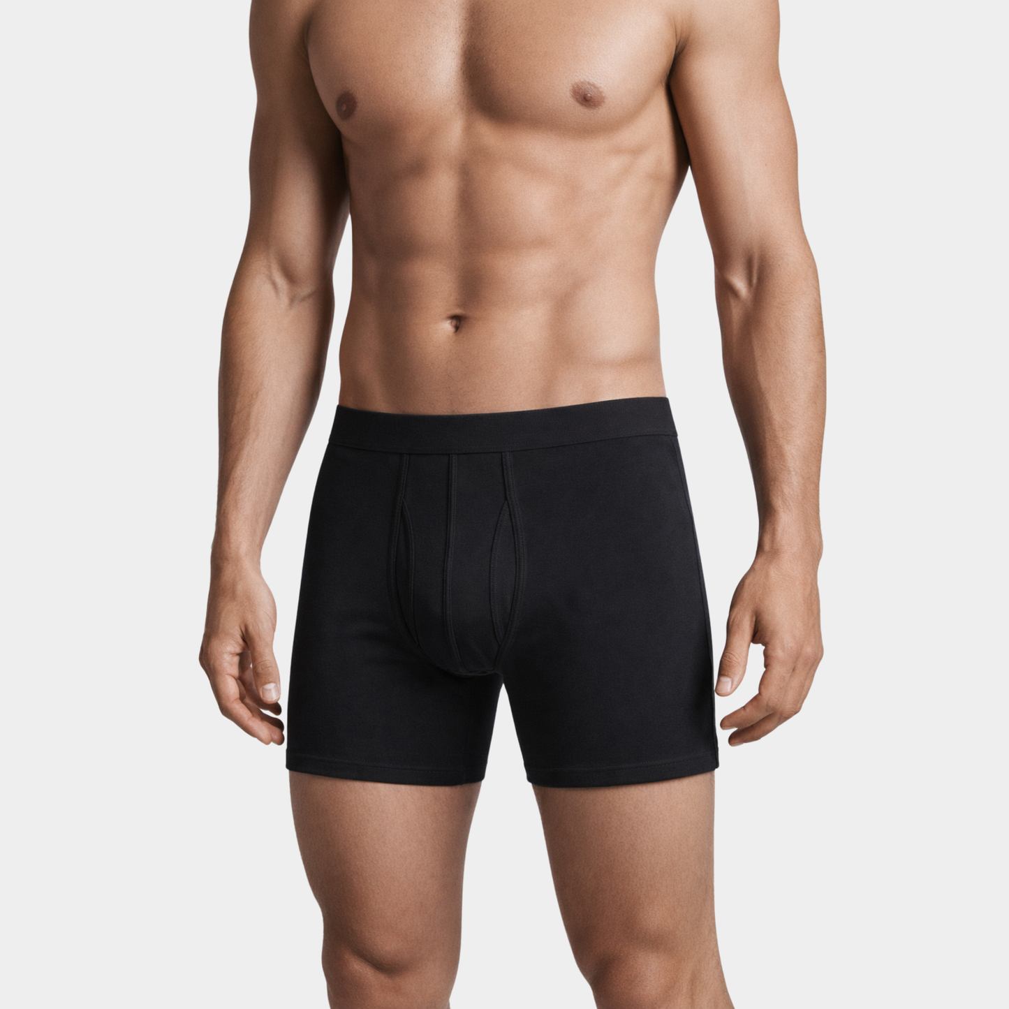 Breathable Bamboo Black Boxers 3 Pack