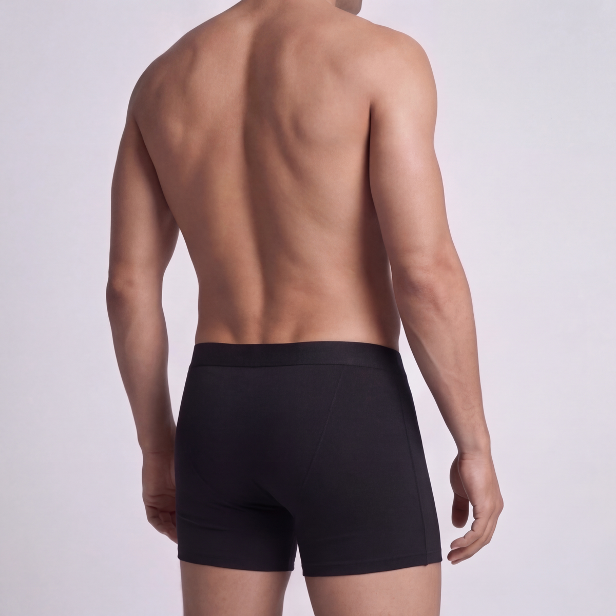Breathable Bamboo Black Boxers 3 Pack