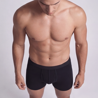 Breathable Bamboo Black Boxers 3 Pack