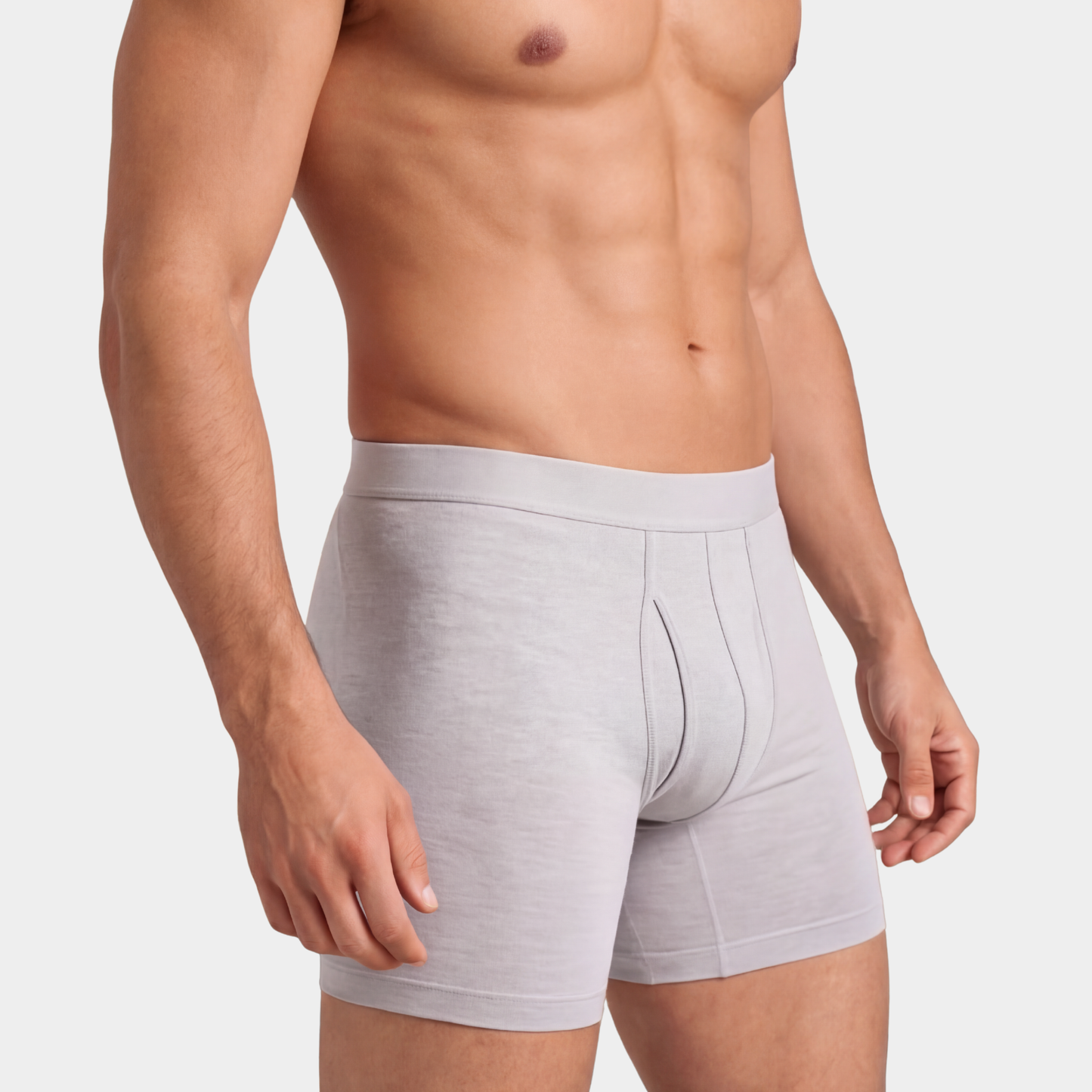 Breathable Bamboo Grey Boxers 3 Pack