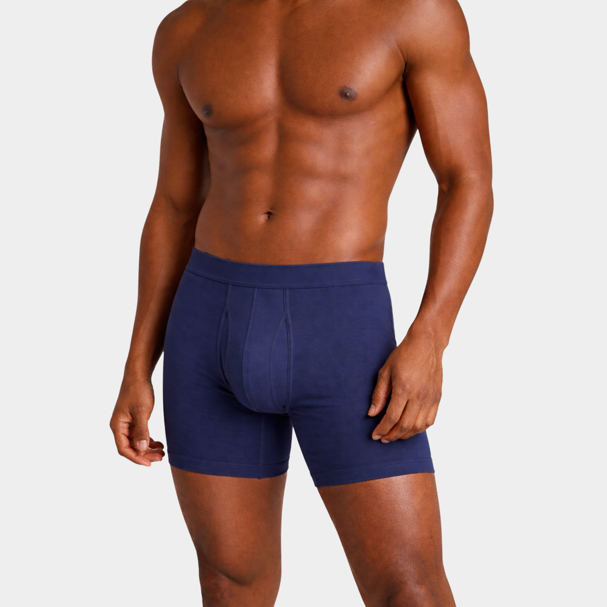 Breathable Bamboo Navy Boxers 3 Pack