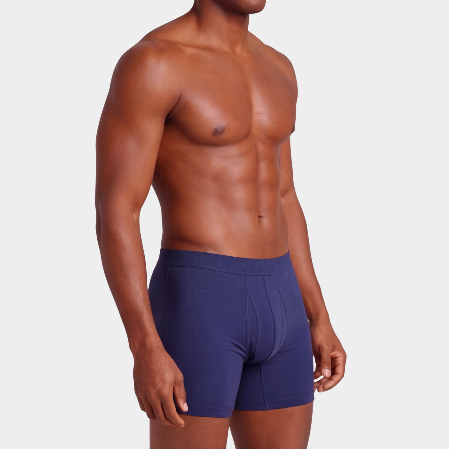 Breathable Bamboo Navy Boxers 3 Pack