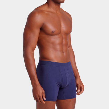 Breathable Bamboo Navy Boxers 3 Pack