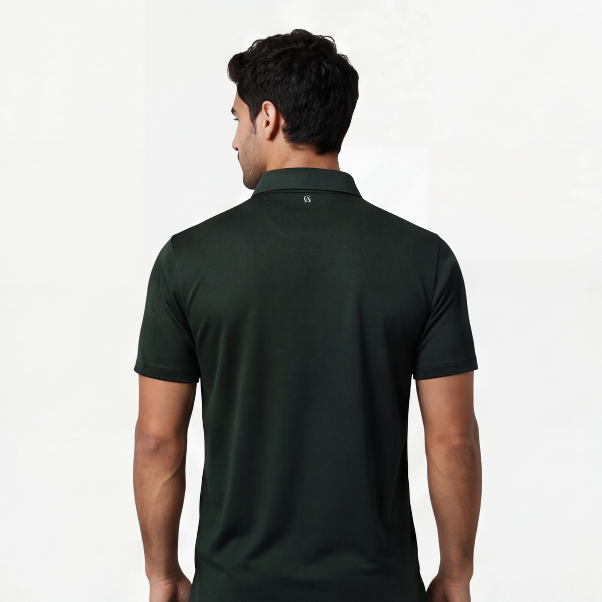 Emerald Polo Collared T-shirt