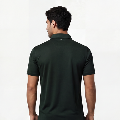 Emerald Polo Collared T-shirt