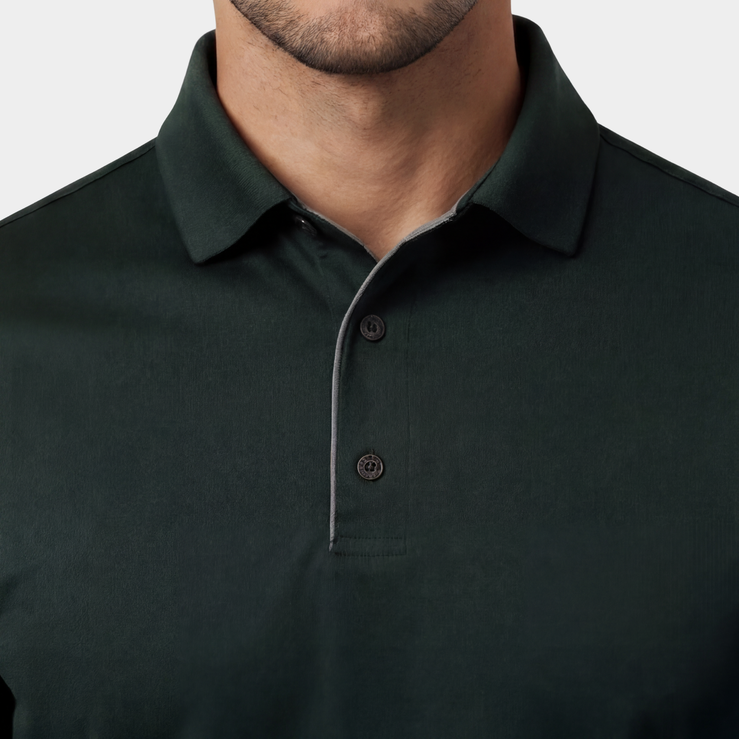 Emerald Polo Collared T-shirt