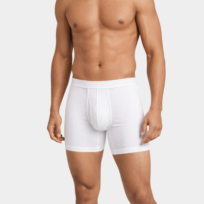 Breathable Bamboo White Boxers 3 Pack