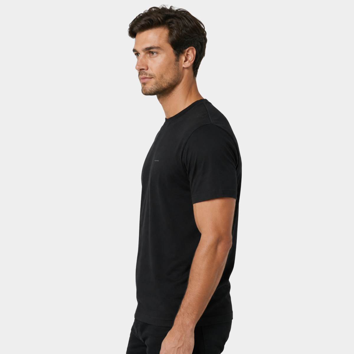 Classic Black Crew Neck T-shirt