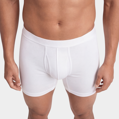 Breathable Bamboo White Boxers 3 Pack