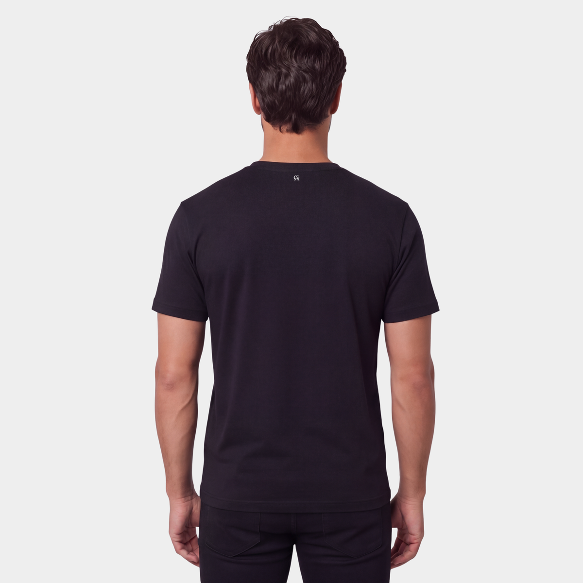 Classic Black Crew Neck T-shirt