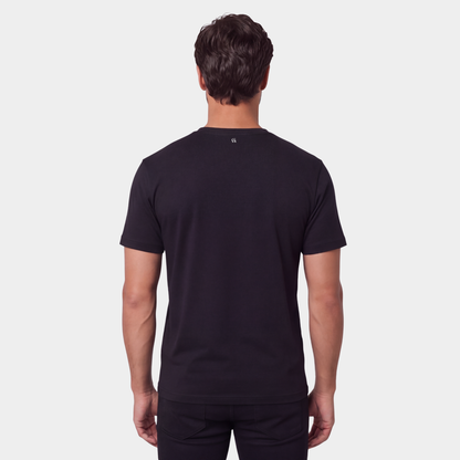 Classic Black Crew Neck T-shirt