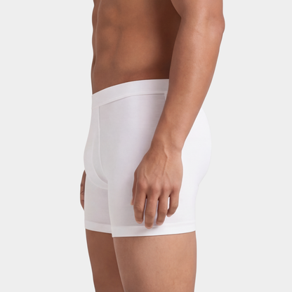 Breathable Bamboo White Boxers 3 Pack
