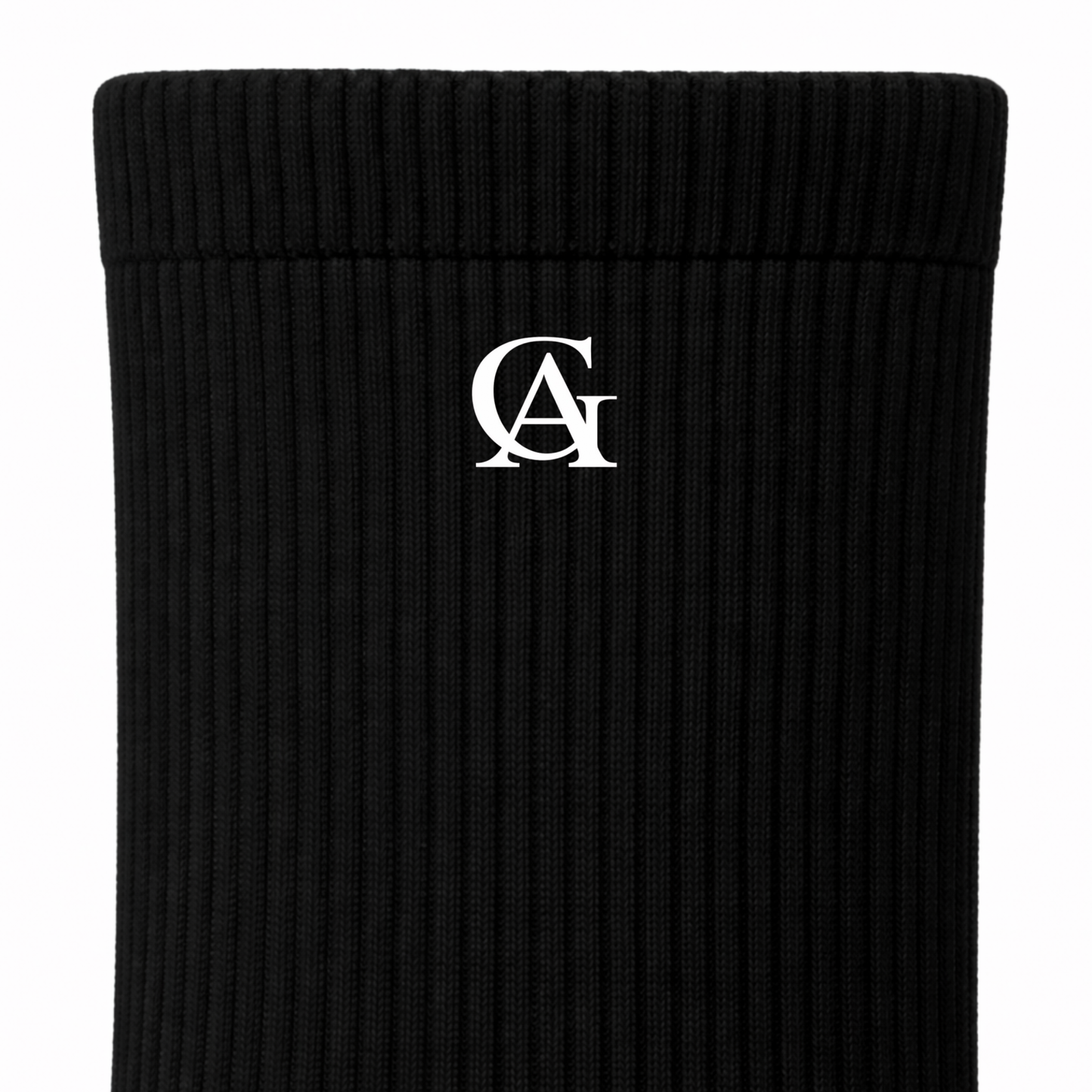 Soft Cotton Black Crew Socks