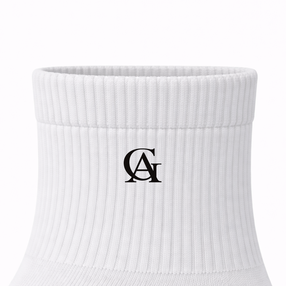 Soft Cotton White Ankle Socks