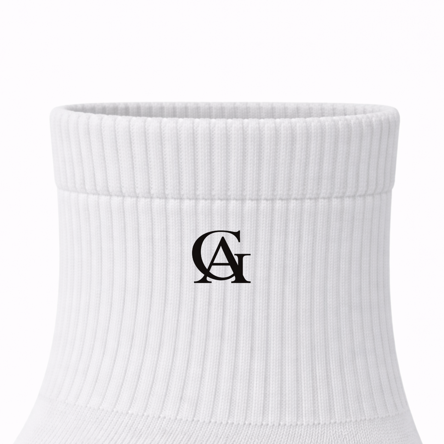 Soft Cotton White Ankle Socks