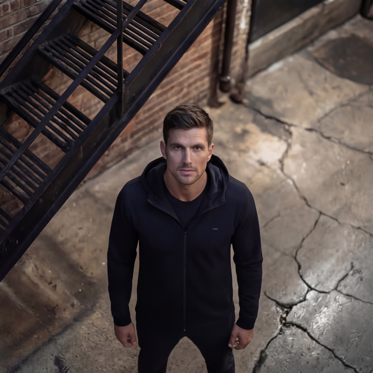 Full Zip Black Jacket