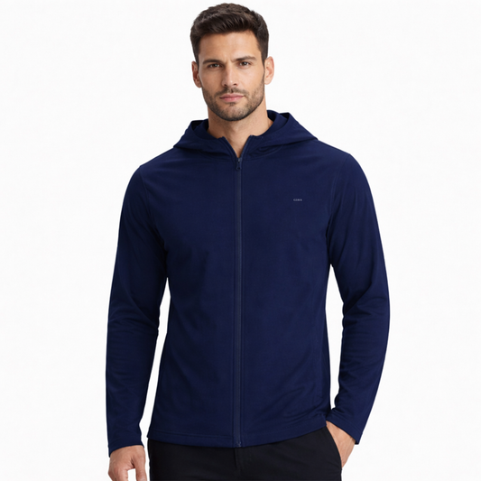 Full Zip Navy Jacket