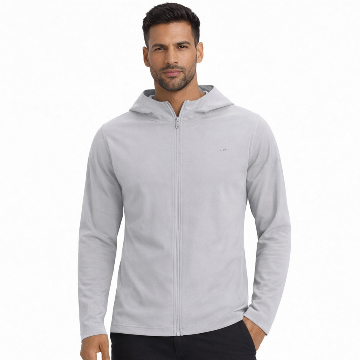 Full Zip Grey Jacket