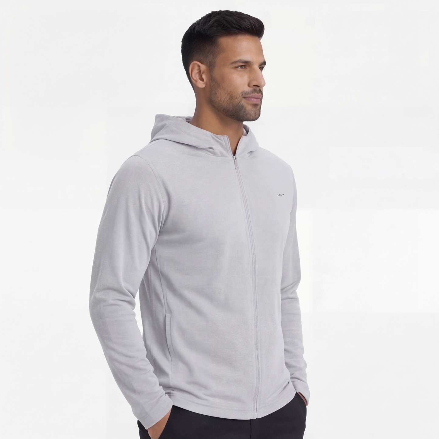 Full Zip Grey Jacket