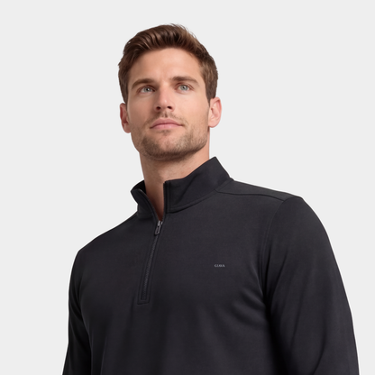 Classic Black 1/4 Zip Up