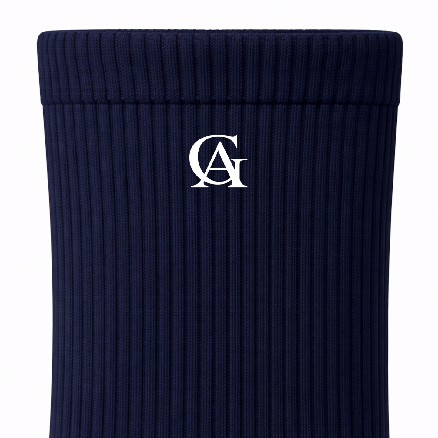 Soft Cotton Navy Crew Socks