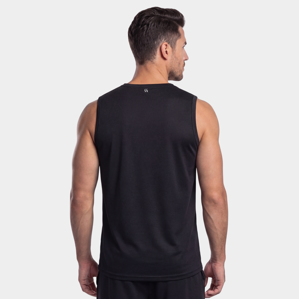 Black Sleeveless T-shirt