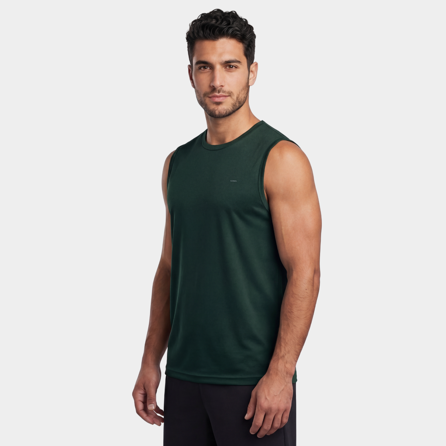 Emerald Sleeveless T-shirt