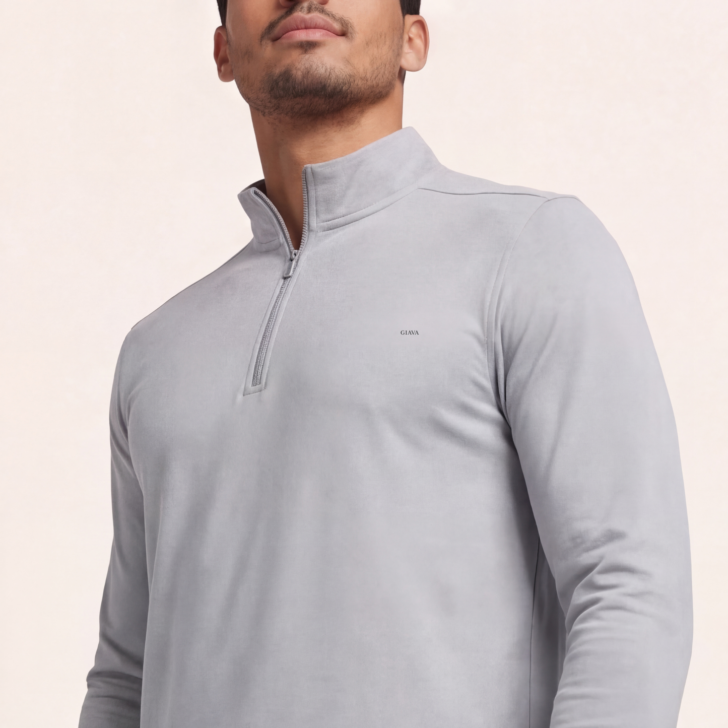 Classic Grey 1/4 Zip Up