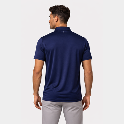 Navy Polo Collared T-shirt