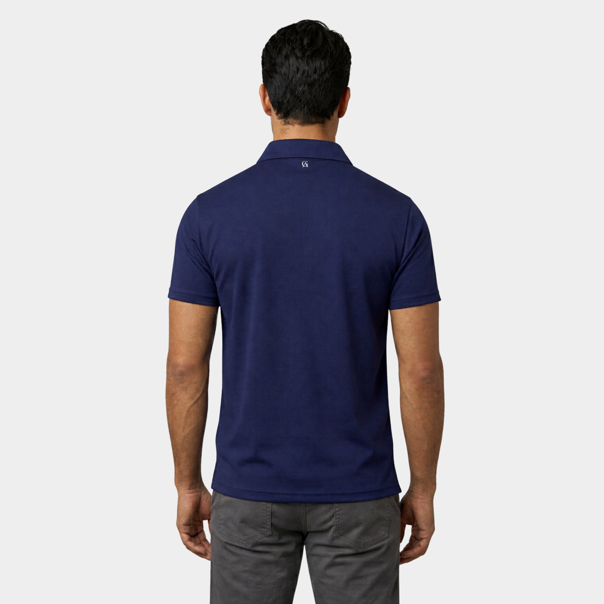 Navy Polo Collared T-shirt