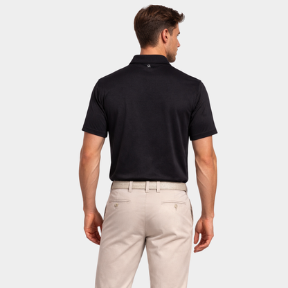 Black Polo Collared T-shirt