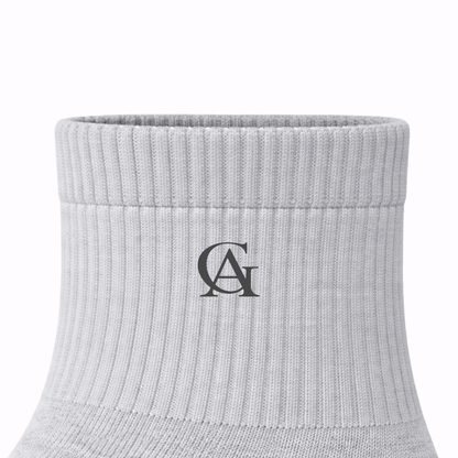 Soft Cotton Grey Ankle Socks