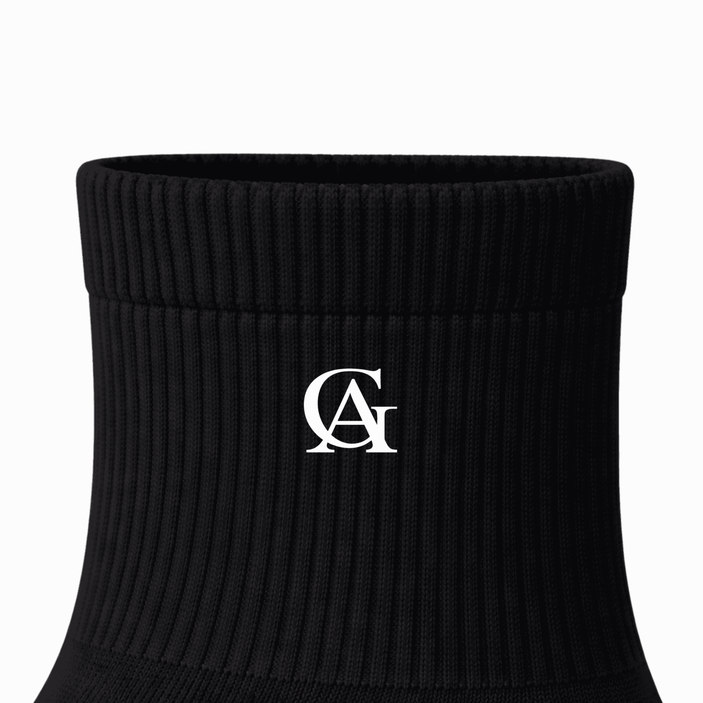 Soft Cotton Black Ankle Socks